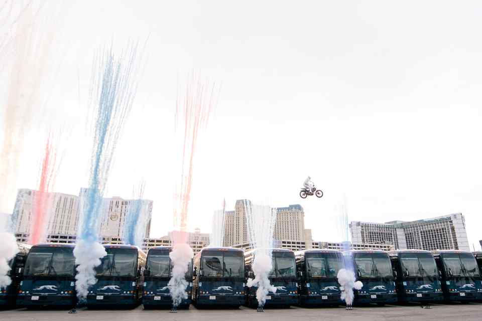 Travis Pastrana replicates 3 of Evel Knievel’s stunts – all in one night