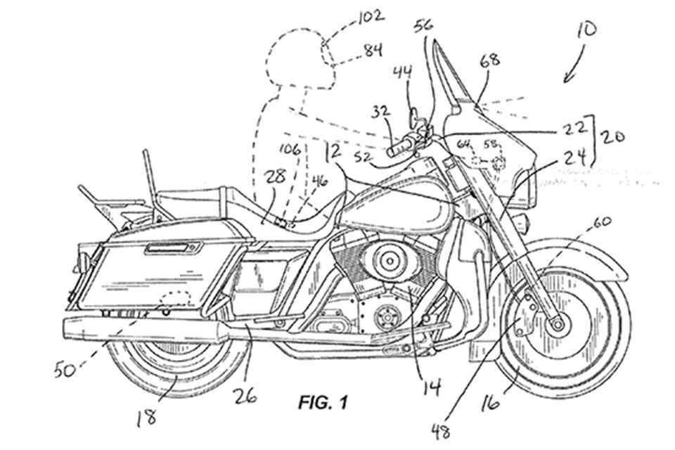 Harley-Davidson files patent for Automatic Emergency Braking Harley-Davidson files patent for Automatic Emergency Braking