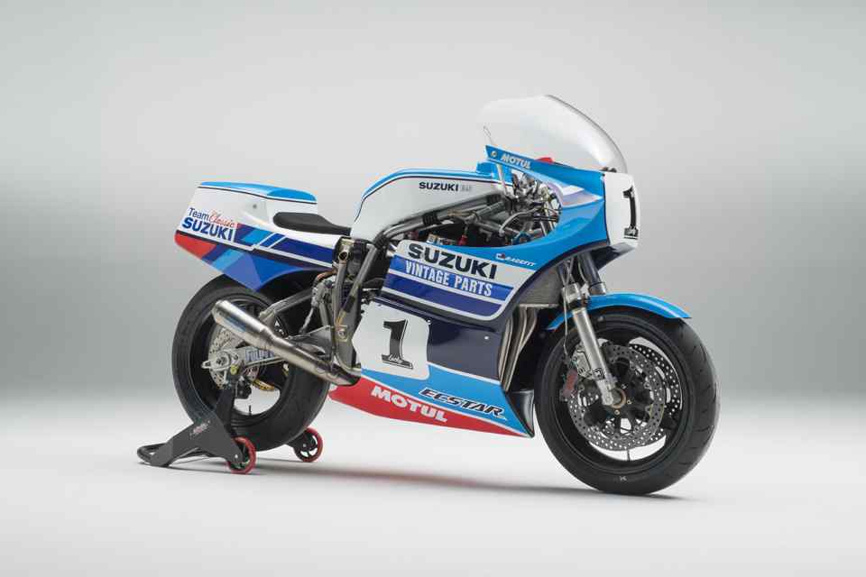 Team Classic Suzuki covers the 2018 GSX-R1000R in ‘80s livery Team Classic Suzuki covers the 2018 GSX-R1000R in ‘80s livery