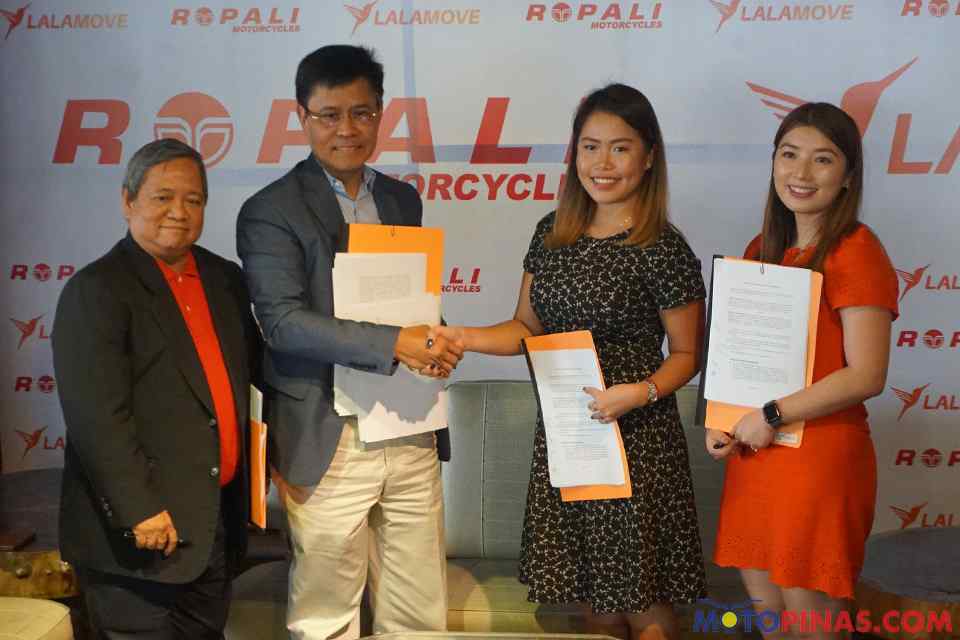 Ropali partners with Lalamove for partner driver motorcycle financing