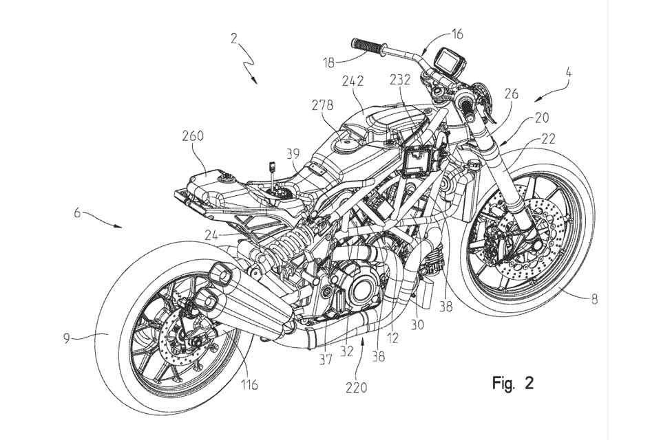 Indian files patent for modular FTR 1200 platform Indian files patent for modular FTR 1200 platform