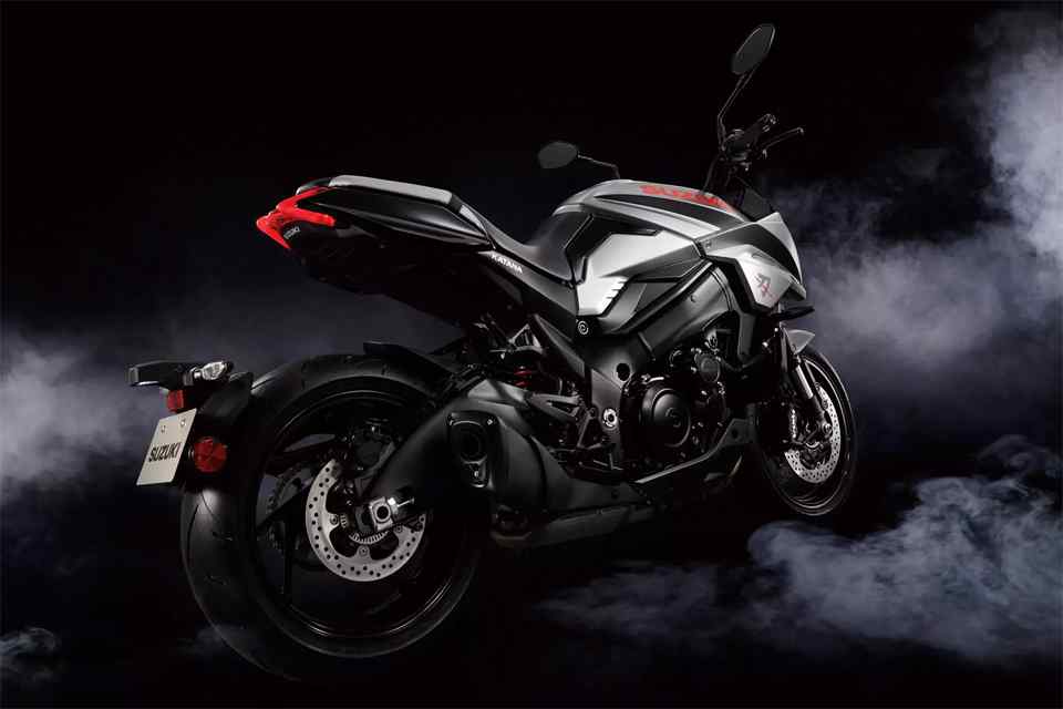 Suzuki draws the modern-day 2020 Katana from its sheath at Intermot 2018