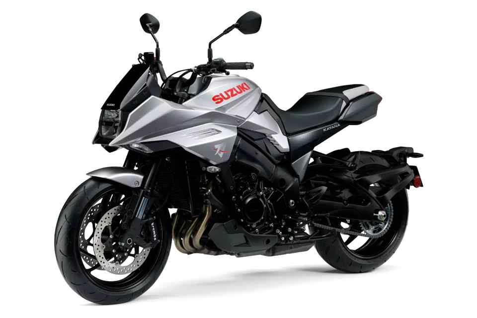 Suzuki draws the modern-day 2020 Katana from its sheath at Intermot 2018