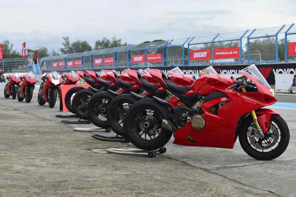 Ducati Panigale V4S unleashed at the Clark International Speedway Ducati Panigale V4S unleashed at the Clark International Speedway