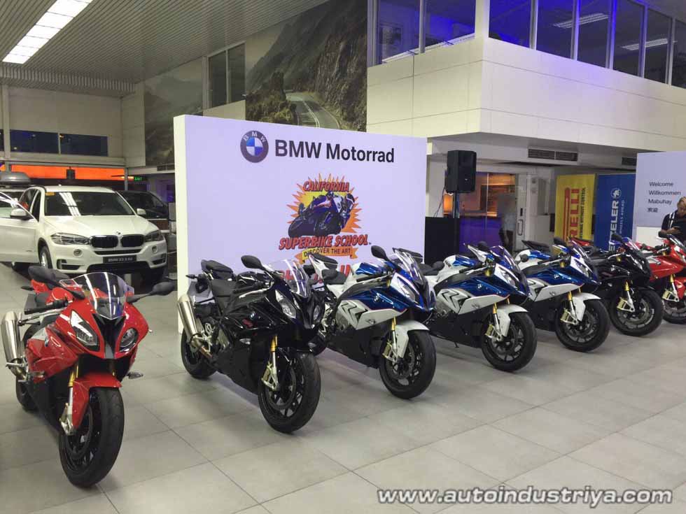 BMW S1000RR bikes at the launch