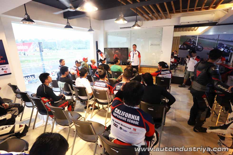 Fundamentals and theories are taught during classroom sessions.