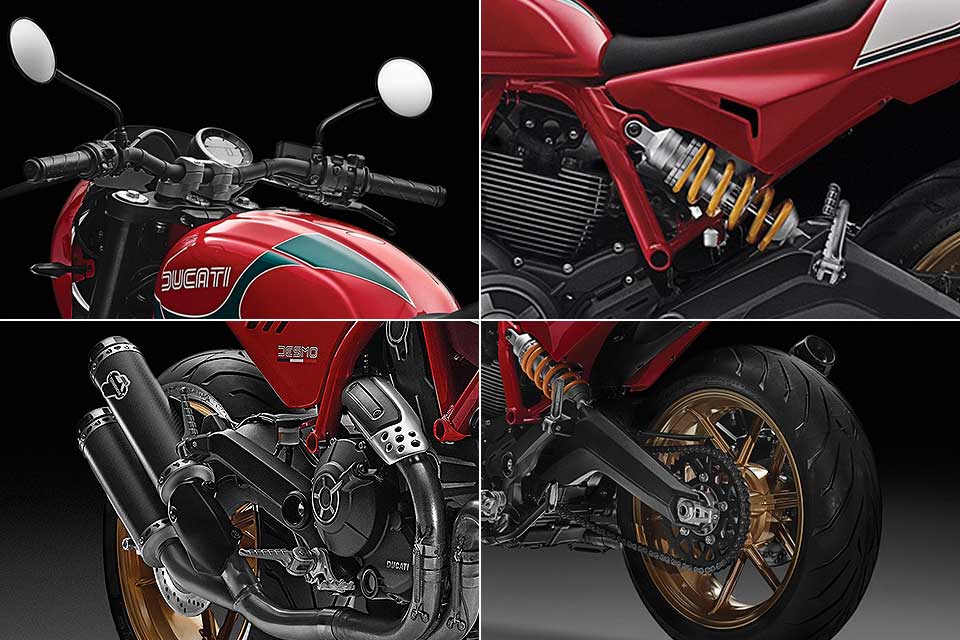 Mike Hailwood Ducati 900SS details 2