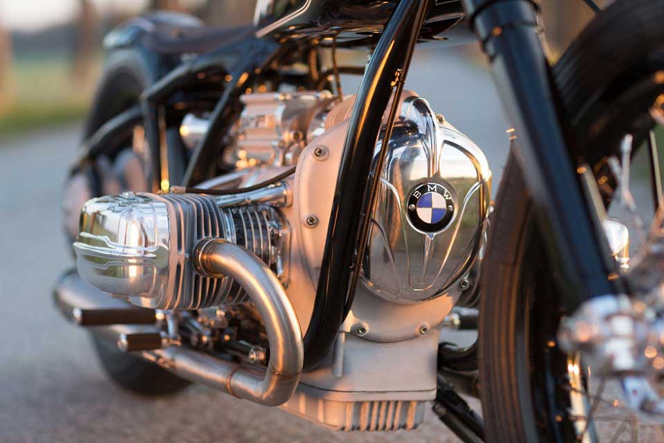 The flat-twin engine of the BMW R 5 Hommage