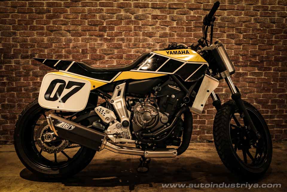 Yamaha-Kratos custom collaboration on display at new cafe Yamaha-Kratos custom collaboration on display at new cafe