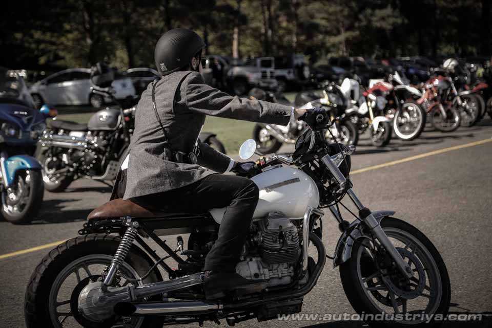 A gentleman and his Triumph