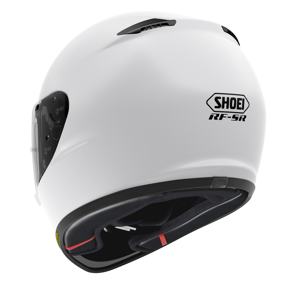 The back of the new SHOEI RF-SR helmet