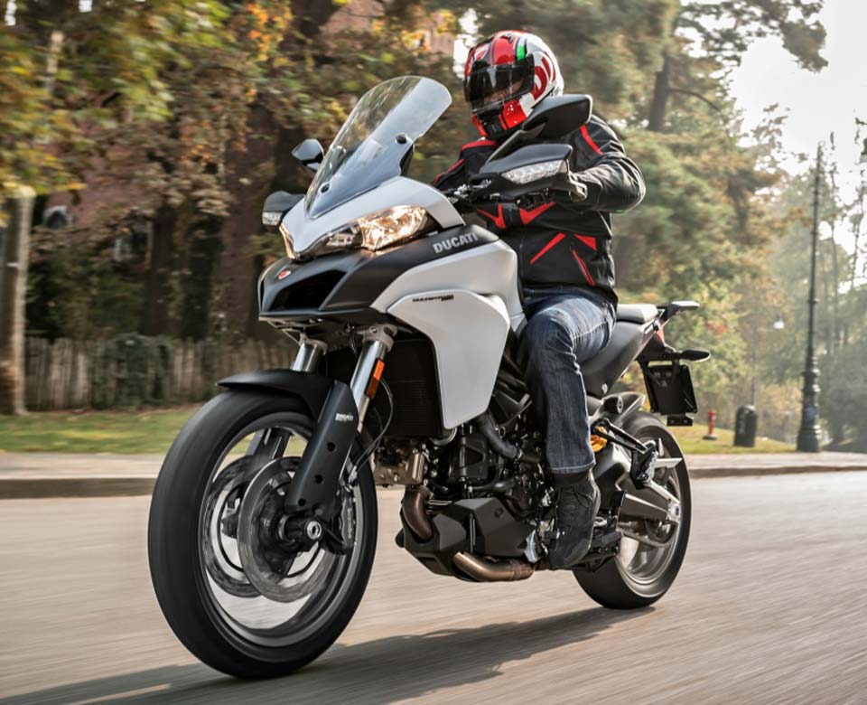 The 2017 Ducati Multistrada in action