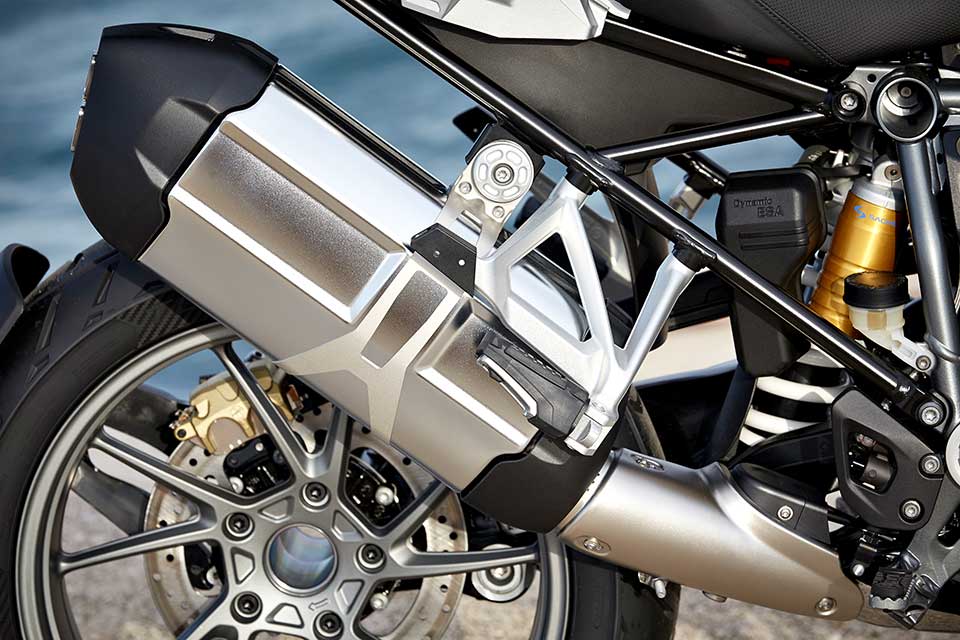 A closer look of the BMW R 1200 GS