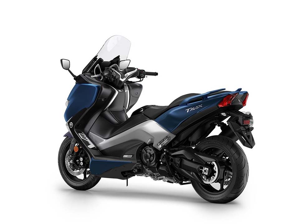 Rear quarter of the 2017 Yamaha TMAX