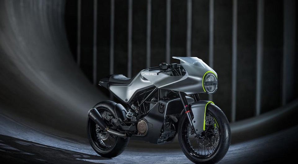 Front quarter of the Husqvarna Vitpilen 401