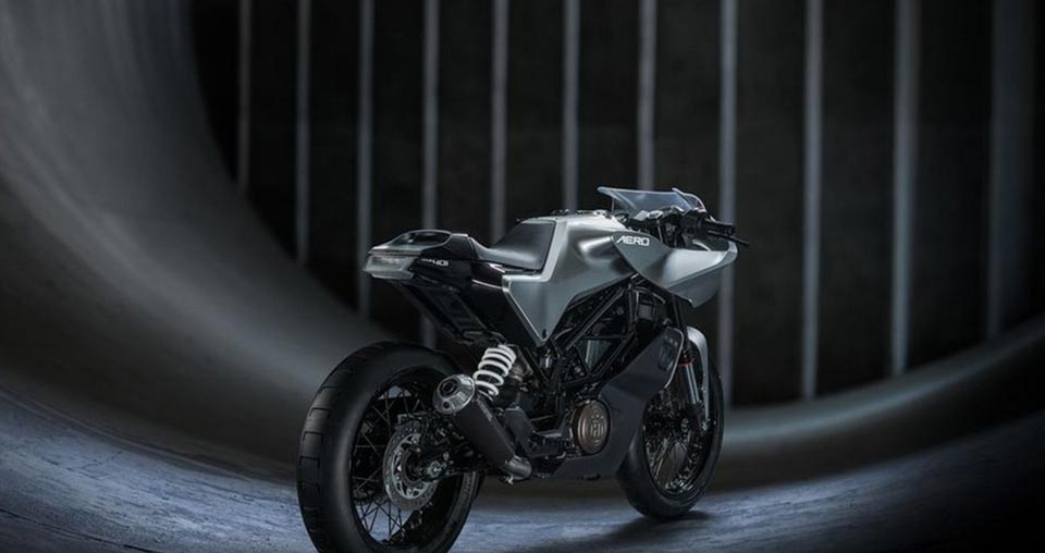 Rear quarter of the Husqvarna Vitpilen 401