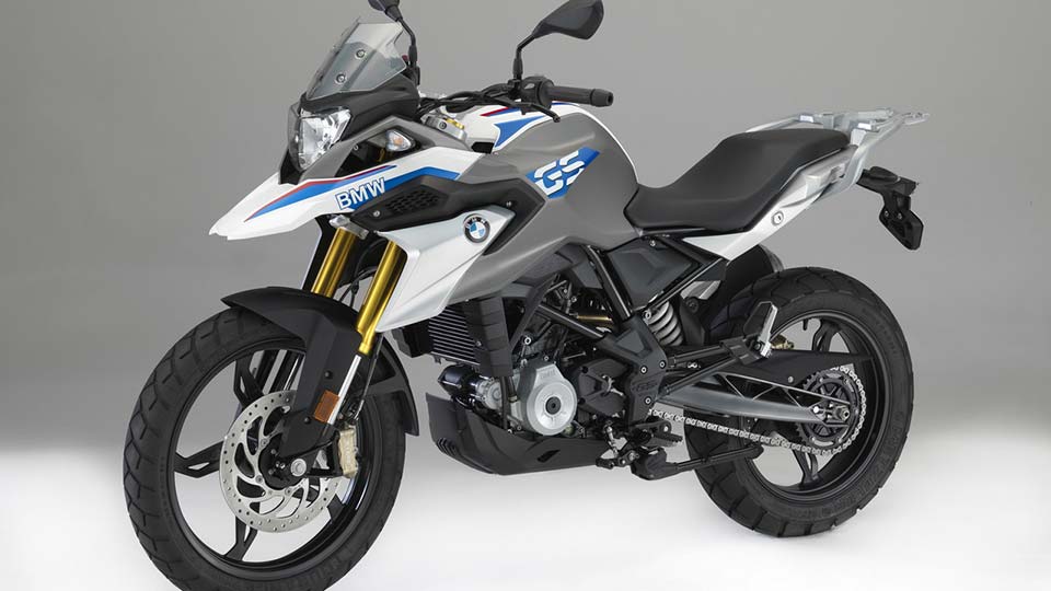 Front quarter of the new BMW G 310 GS