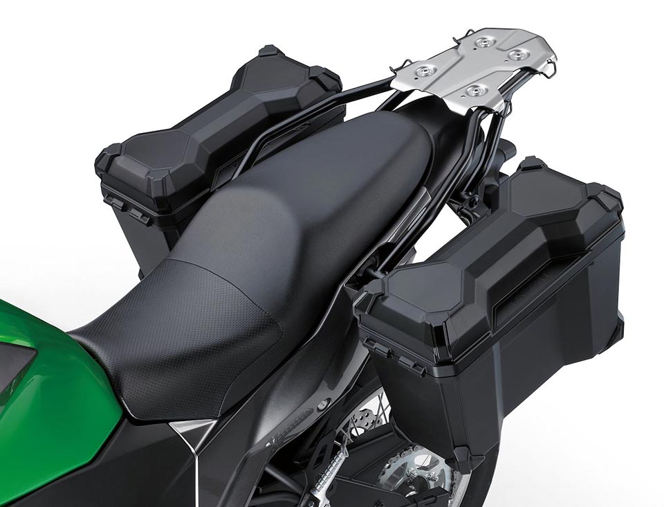 The luggage carriers of the Kawasaki Versys-X 300