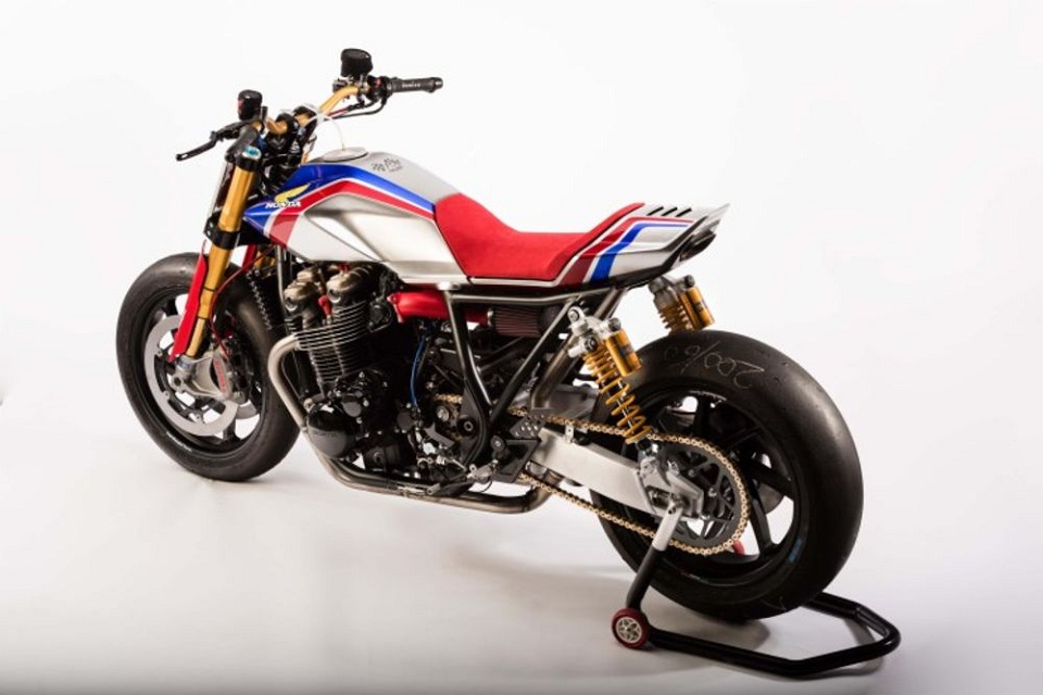 Rear quarter of the Honda CB1100 TR Concept