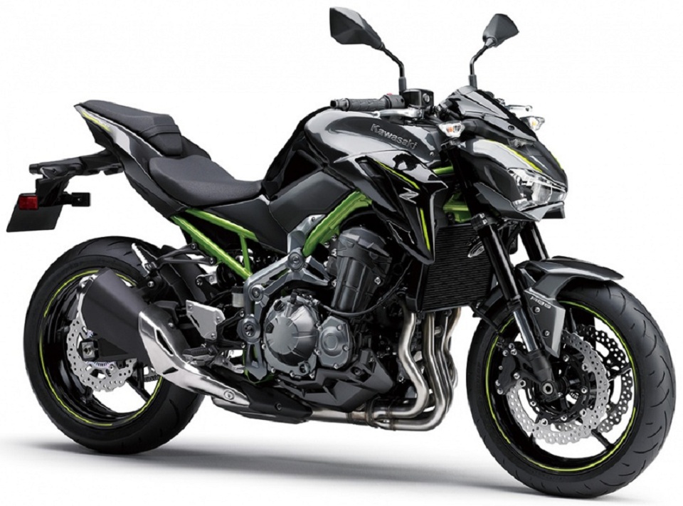 Another angle of the 2017 Kawasaki Z900
